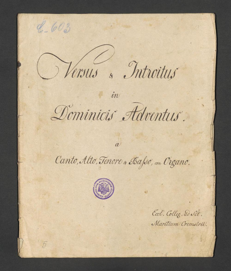 Versus et Introitus in Dominicis Adventus