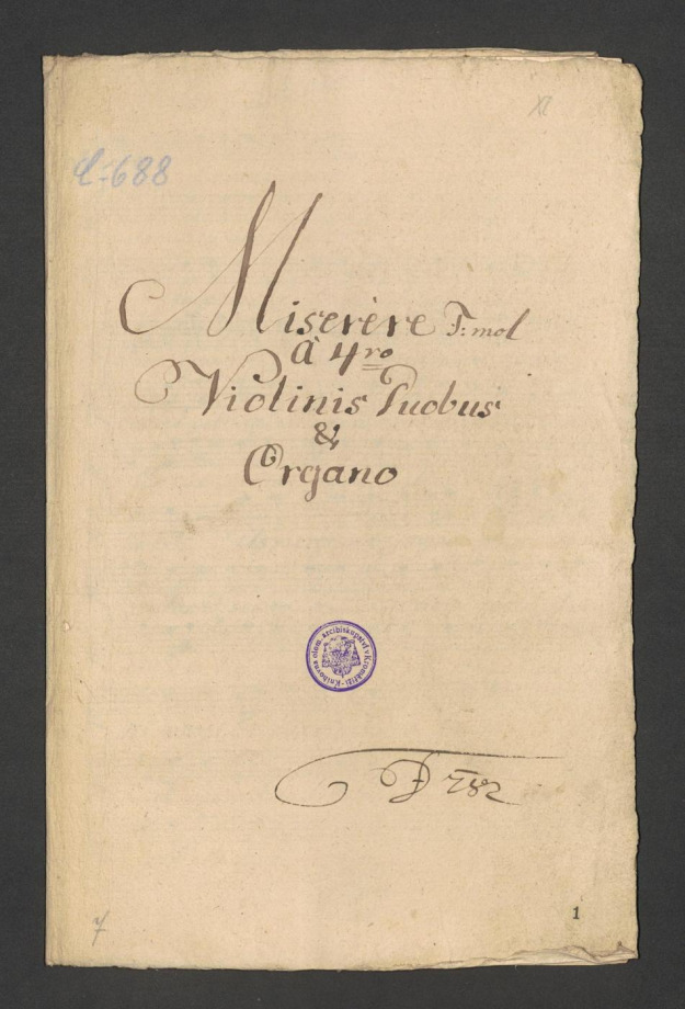 Miserere F moll, á 4