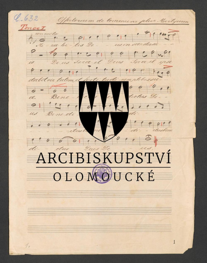 Offertorium de communi plur. Martyrum