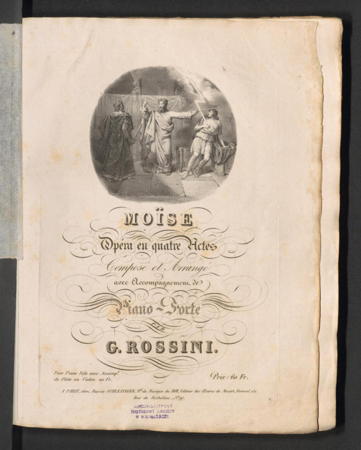Moise, Opera an quatre Actes