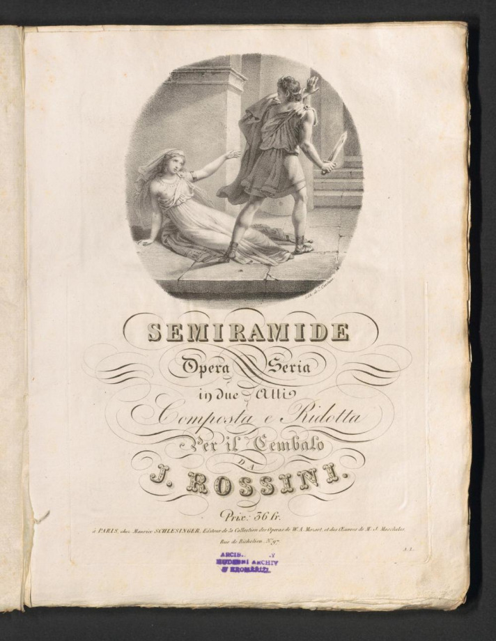 Semirade, Opera Seria in due Atti 