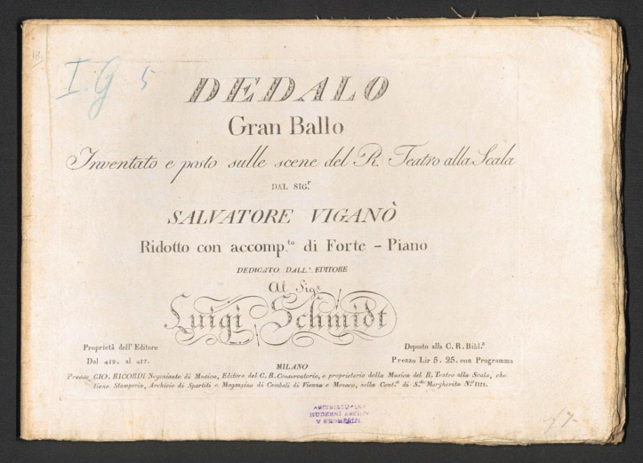 Dedalo. Gran Ballo
