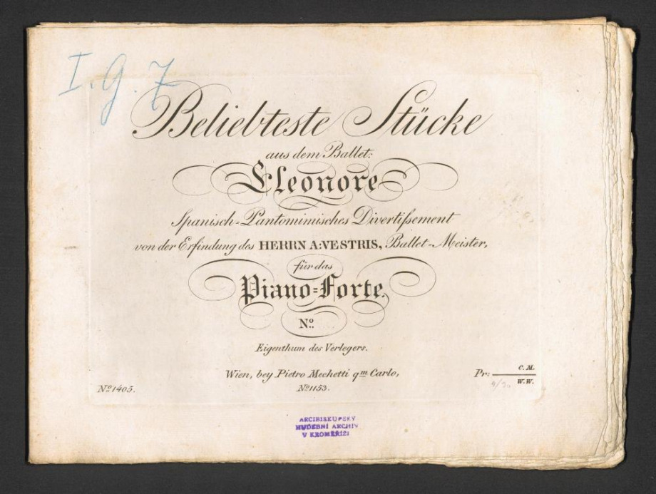 Beliebteste Stücke aus dem Ballet: Eleonore