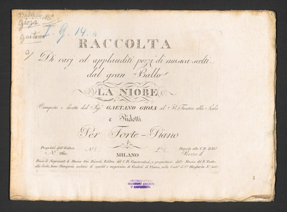 Raccolta "La Niobe"