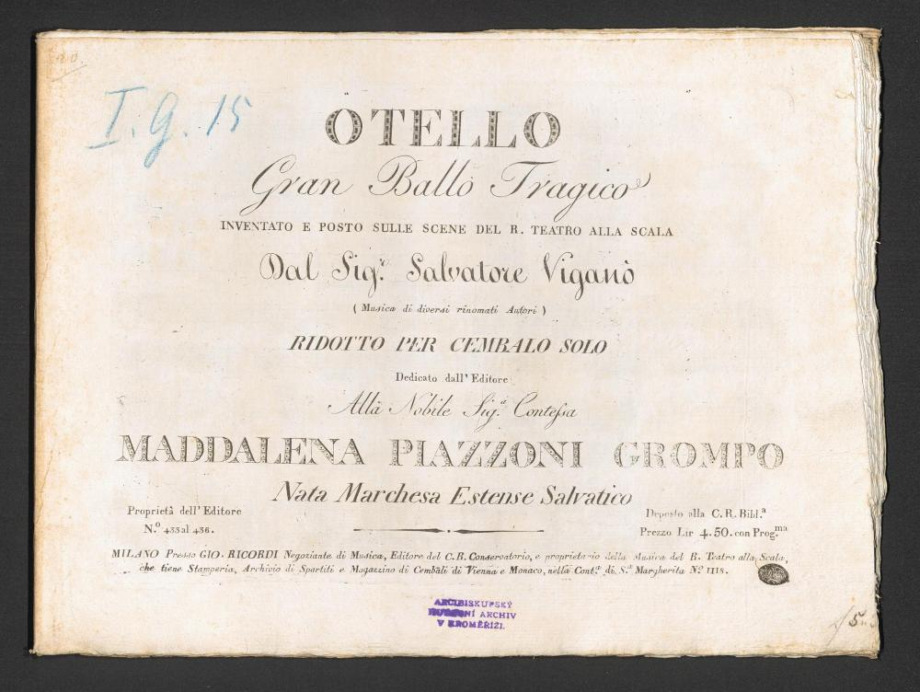 OTELLO. Gran Ballo Tragico