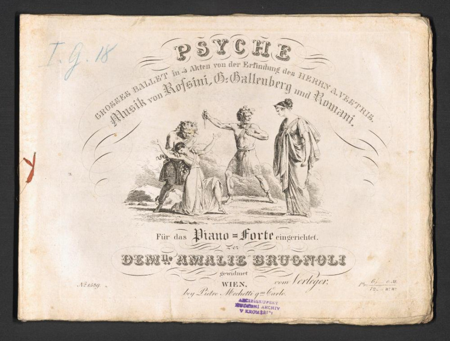 Psyché: Grosses Ballet in 4 Akten