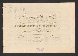 Ausgewählte Stücke a.d. Ballet "Verlegenheit durch Zufaelle"
