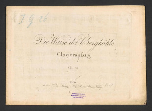 Die Waise der Berghöhle Op. 103