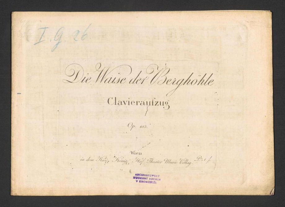Die Waise der Berghöhle Op. 103