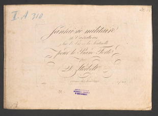 Fantaisie militaire et Variations sur l'Air de la Sentielle