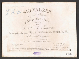 Sei Valzer a grand Orchestra