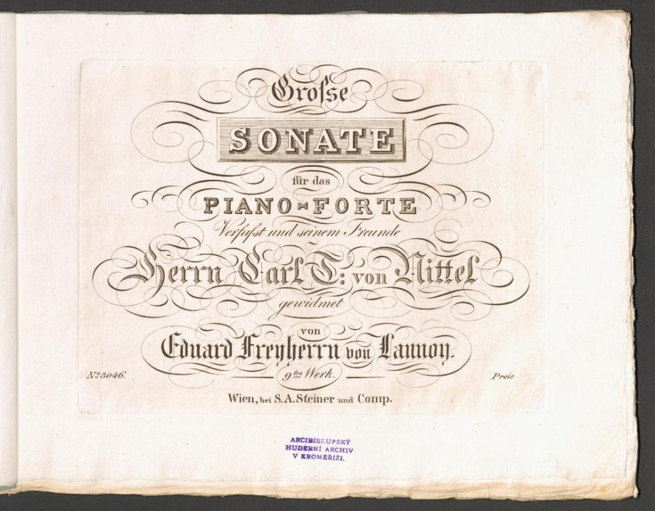 Grosse Sonate für das Pianoforte