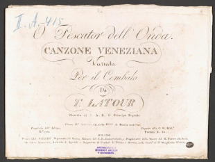 "O Pescator dell'Onda": Canzone Veneziana