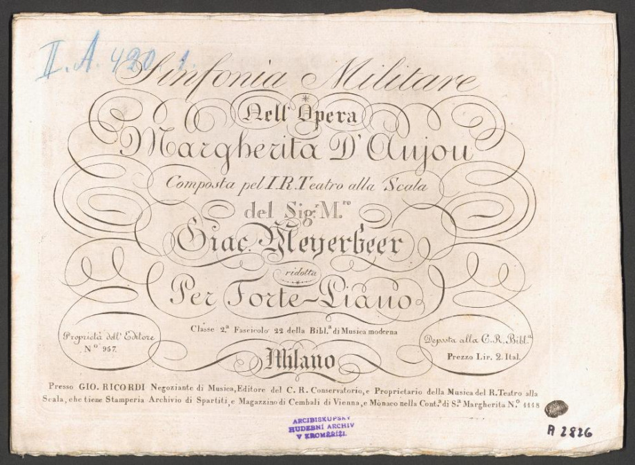 Sinfonia Militare Nell Opera "Margherita D'Anjou"