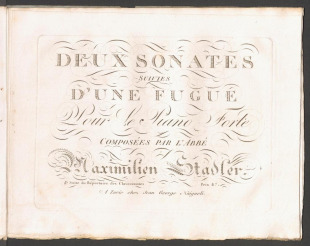 Deux Sonates Suivies D'une Fugue