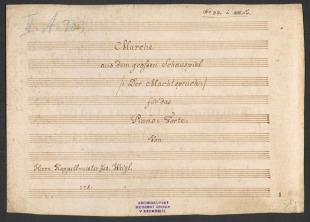 Marche aus dem grossen Schauspiel "Der Marchtspruch"