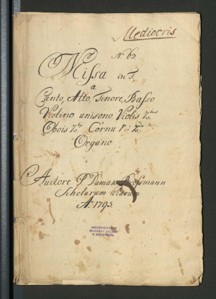 Missa in F. Medioeris