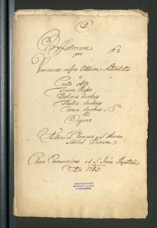Offertorium pro Dominica infra Octavam Nativitatis