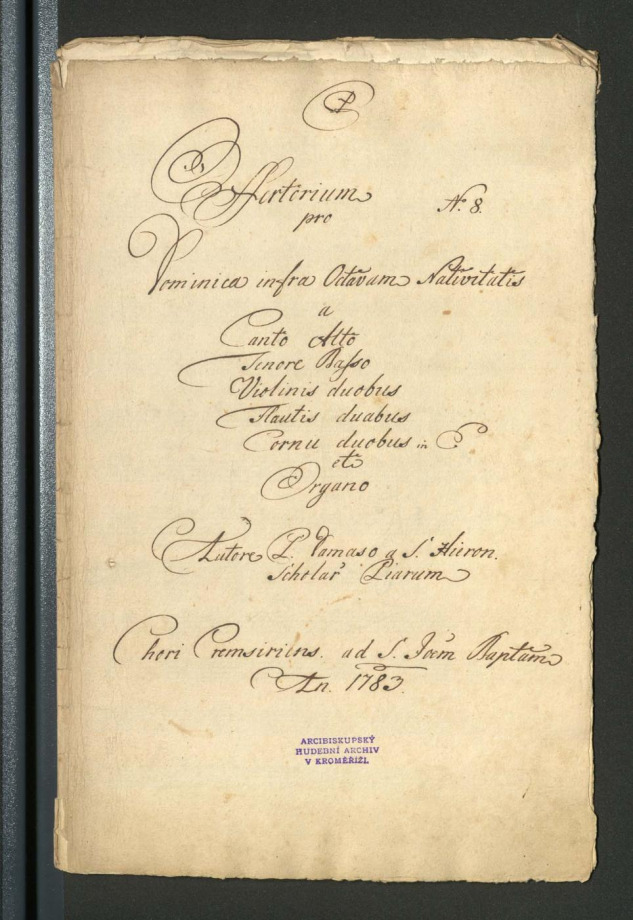 Offertorium pro Dominica infra Octavam Nativitatis