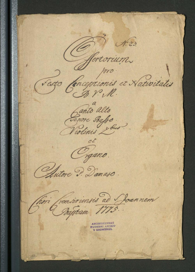 Offertorium pro festo Conceptionis et Nativitatis B. V. M