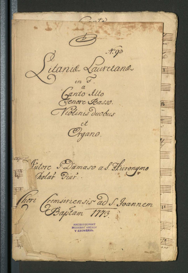 Litania Lauretana in F