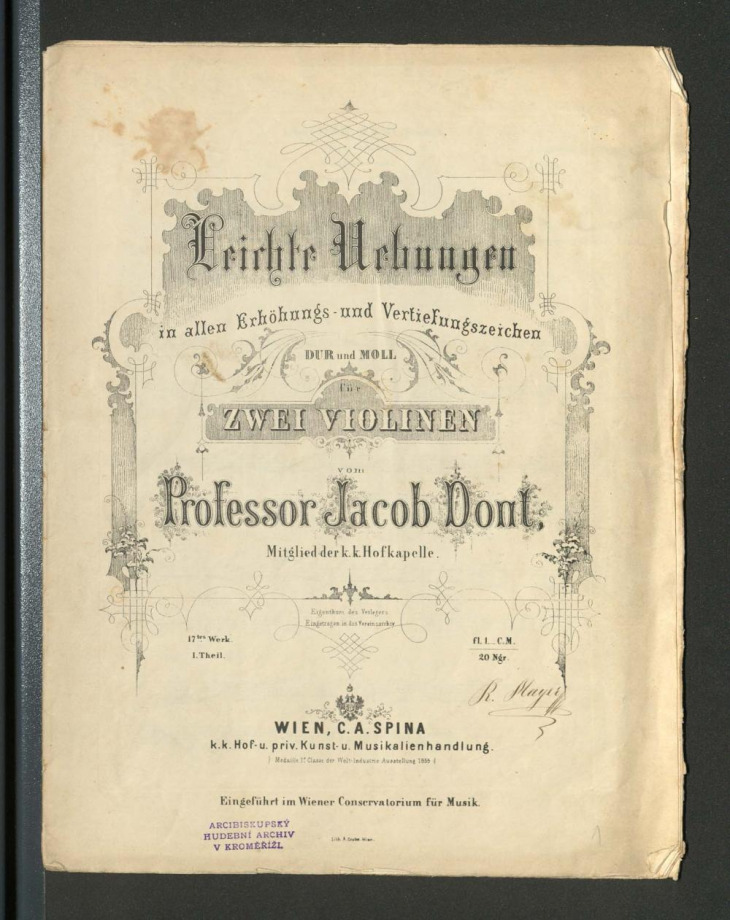 Leichte Übungen Op. 17.
