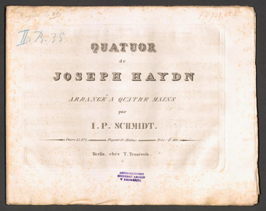 Quatuor op. 33, no. 2