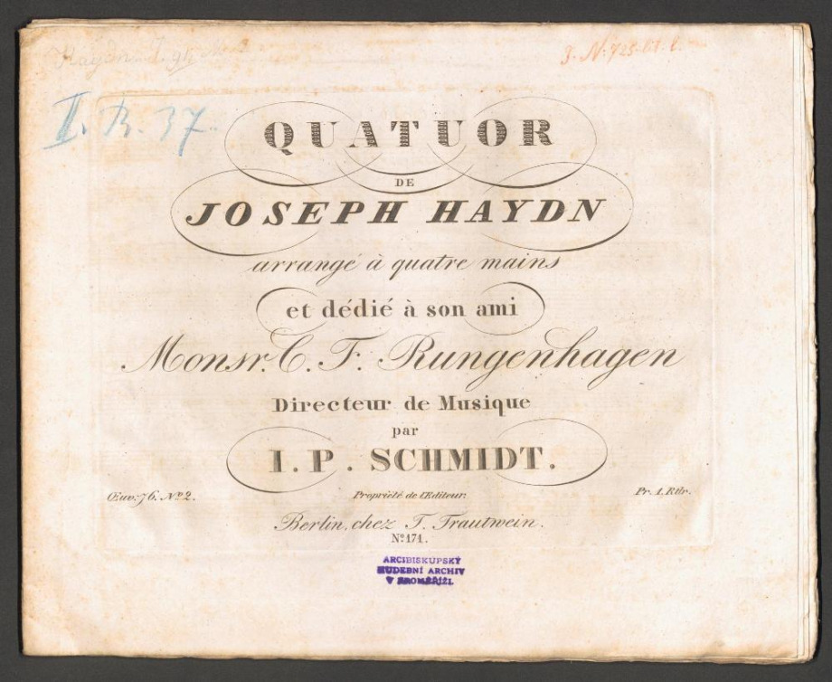 Quatuor op. 76, no. 2.