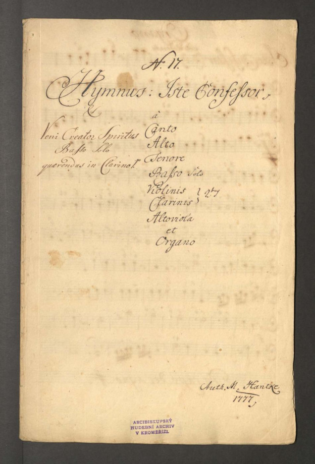 Hymnus: Iste Confessor