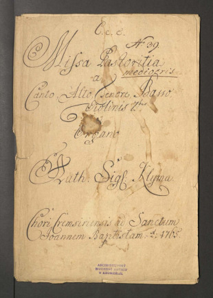 Missa Pastoritia medioris