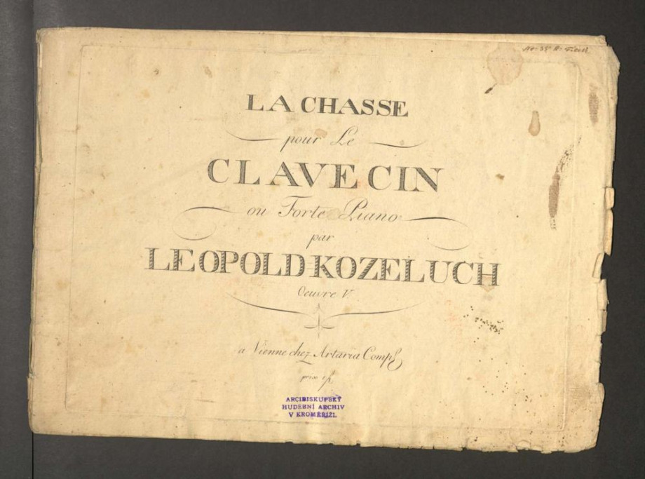 La Chasse pour le Clavecin Op. V.