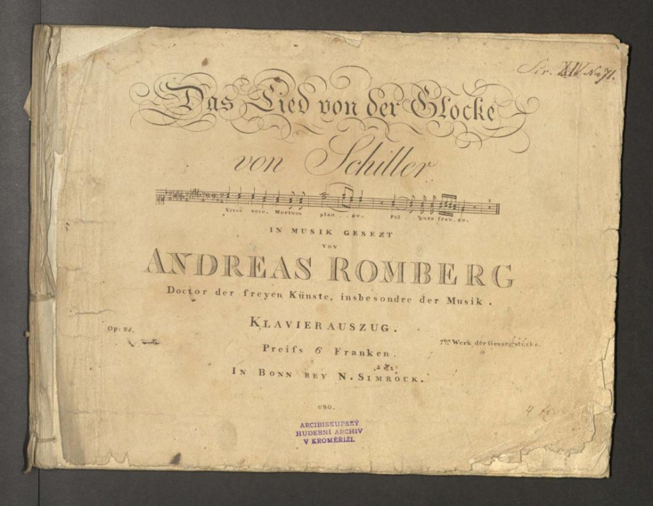 Das Lied von der Glocke von Schiller Op. 25 