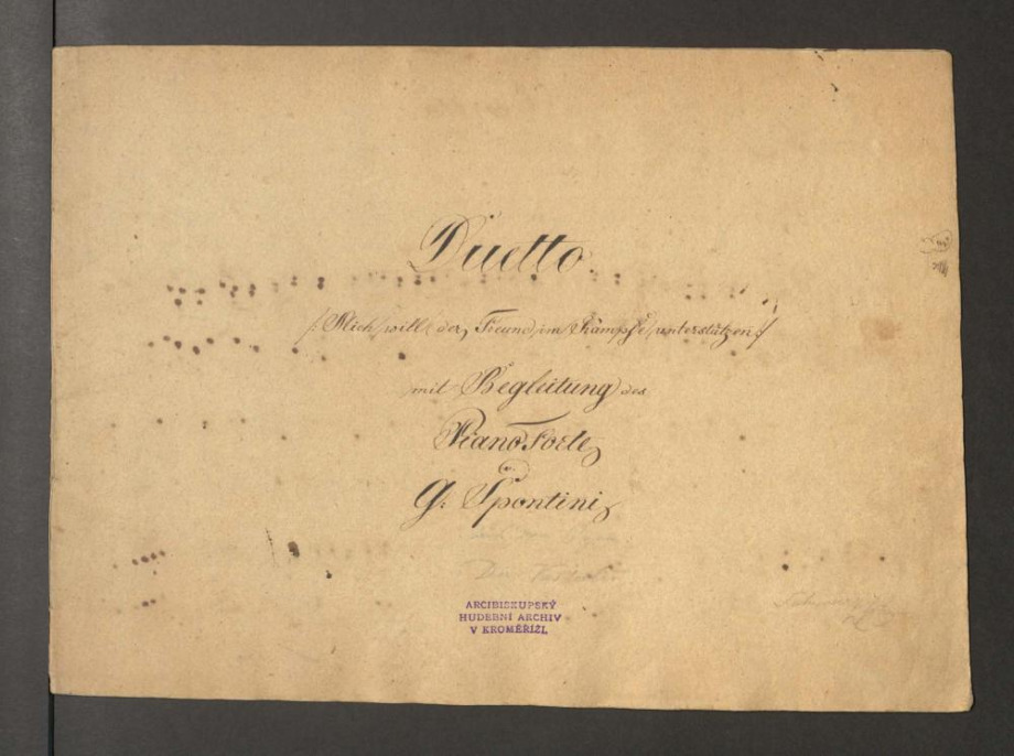 Duetto mit Begleitung des Piano Forte 