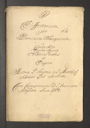 Offertorium pro Dominica Sexagesimae