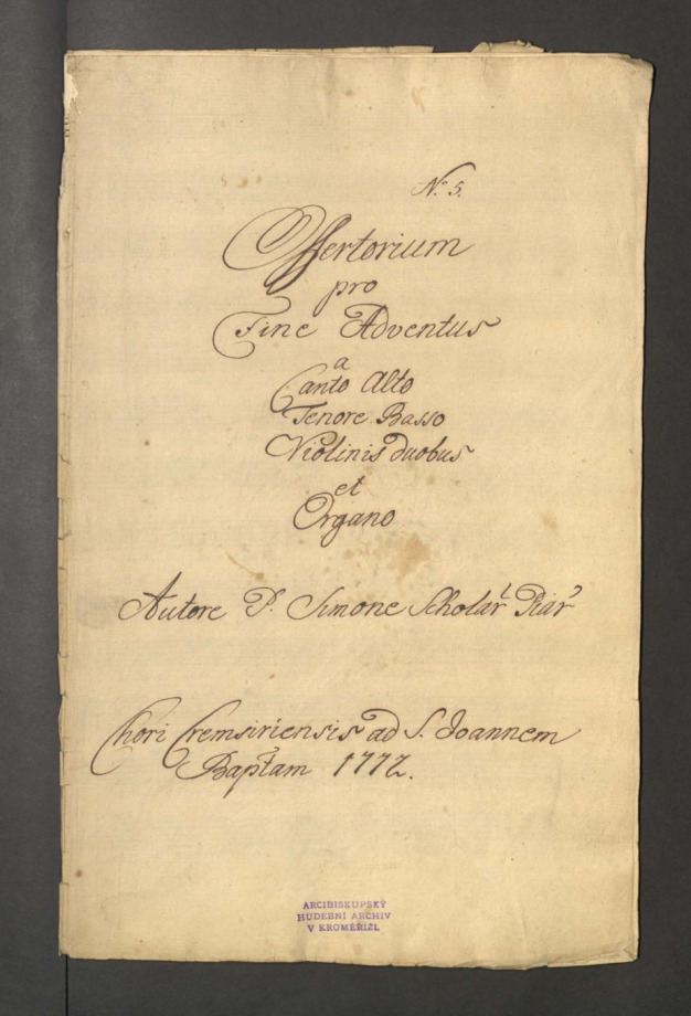 Offertorium pro Fine Adventus