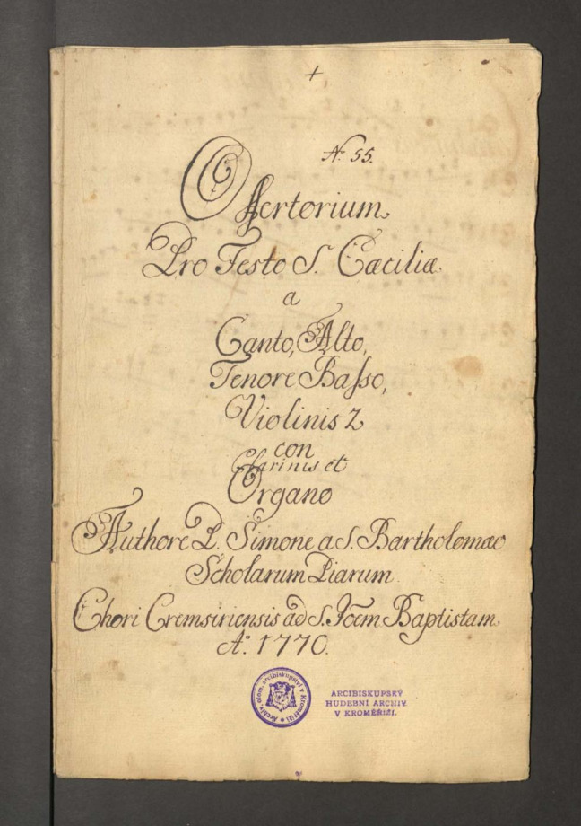 Offertorium pro festo S. Ceciliae