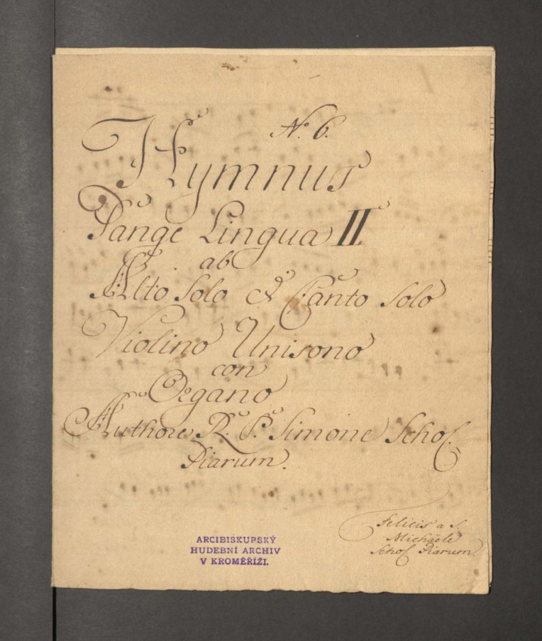 Hymnus Pange lingua II.