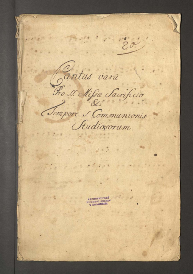 Cantus varii pro SS. Missa Sacrificio et Tempore S. Communionis Studiosorum