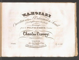 Ouverture de l'Opera L'Enlevement du Serail (Die Entführung aus dem Serail.)