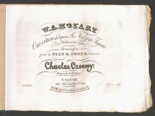 Ouverture de l'opéra: Le Nozze di Figaro. (Die Hochzeit des Figaro.)