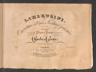 Ouverture de l'opéra "Les deux journées" 