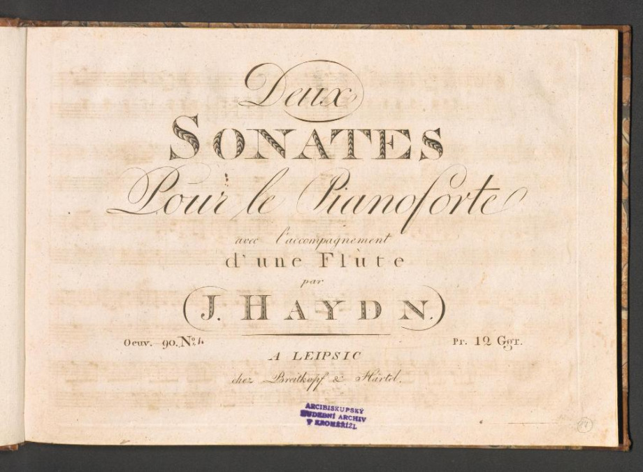 Deux Sonates pour le Pianoforte