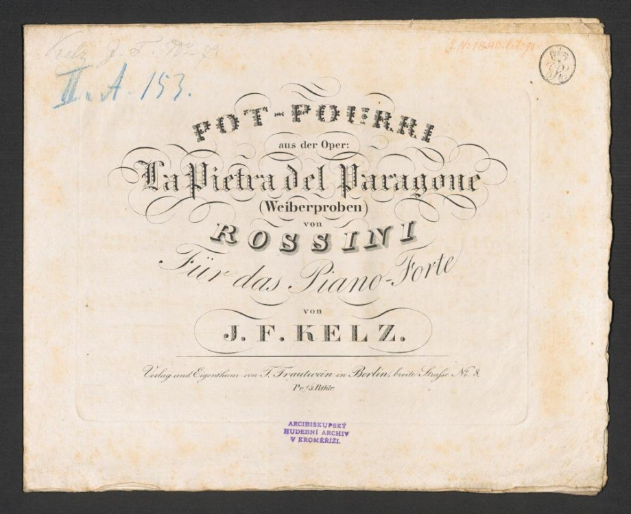 Pot-Pourri aus der Oper "La Pietra del Paragone" von Rossini
