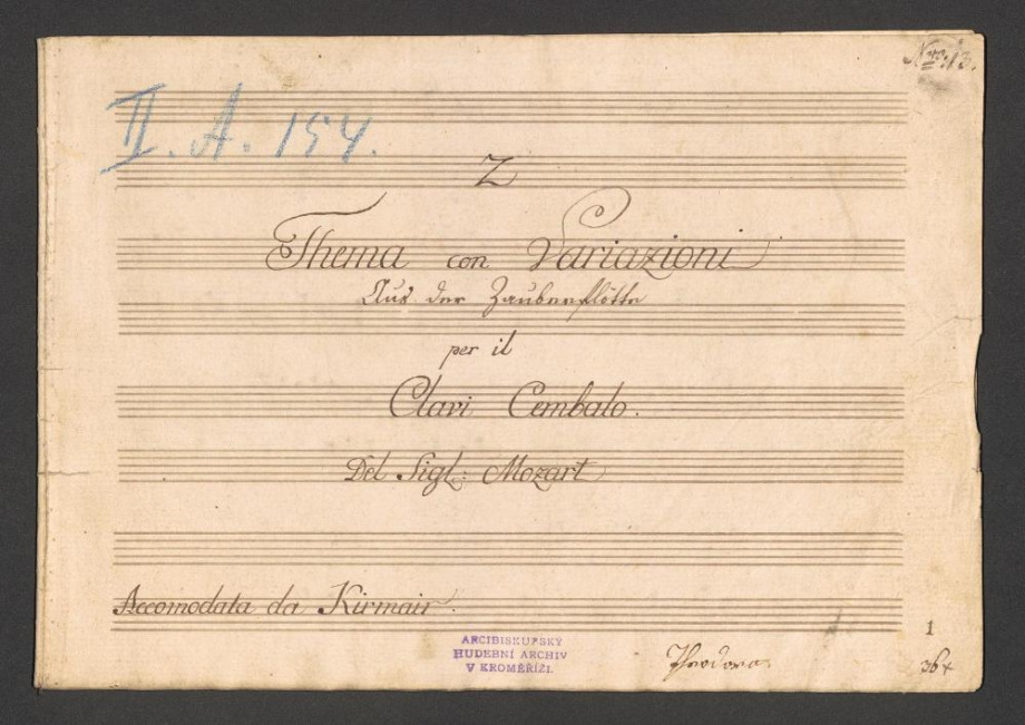 Thema con Variazioni (Aus der Zauberflöte)