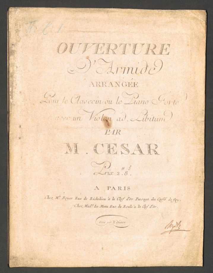 Ouverture D'Armide