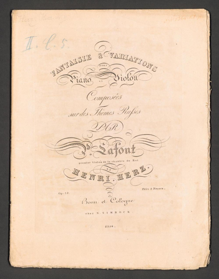 Fantaisie et Variations