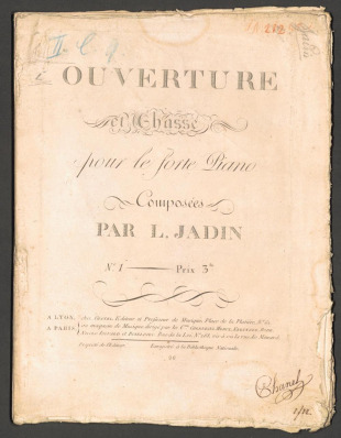 Ouverture et Chasse No. 1