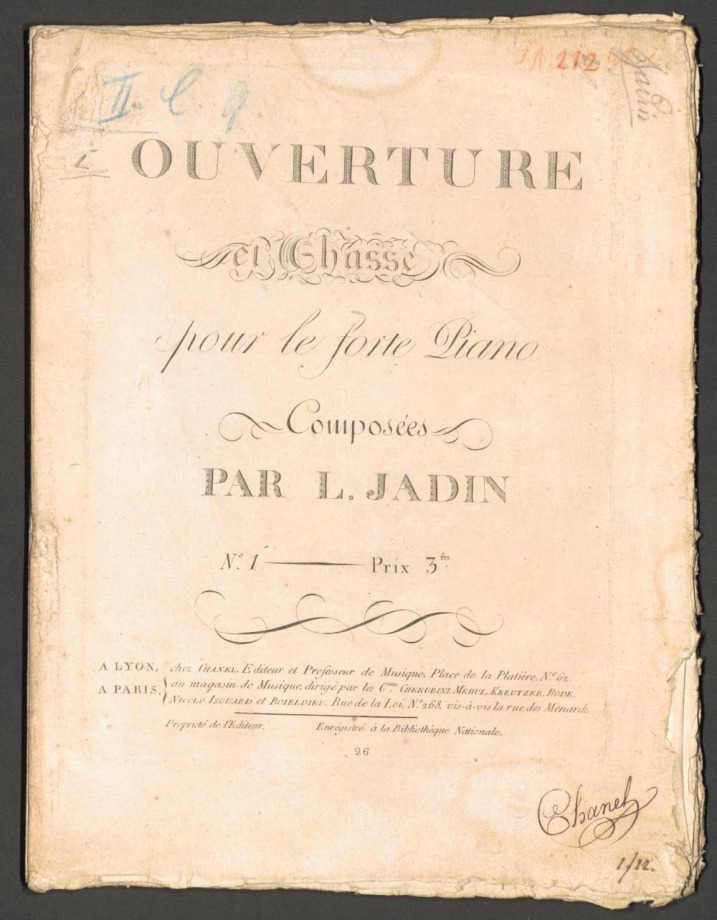 Ouverture et Chasse No. 1