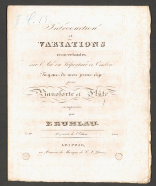 Introduction et Variations concertantes