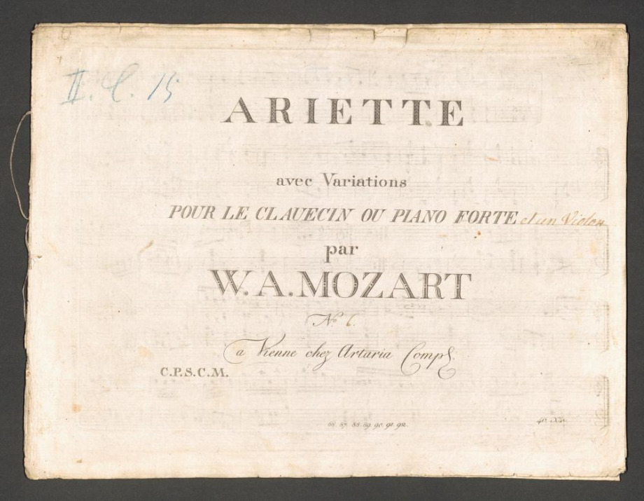 Ariette avec Variations